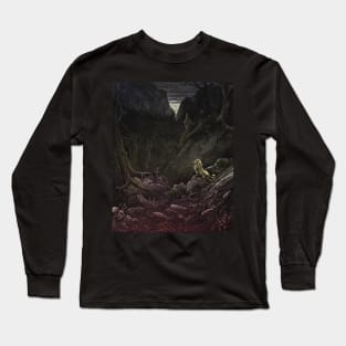 High Resolution Gustave Doré Illustration Dante Beholds a Lion Tinted Long Sleeve T-Shirt